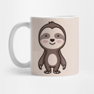 Cute Sloth Cartoon Mug